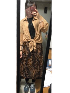 「wc JAPAN（ダブルシージャパン）のアイテム」を使った、まおまおさん（レディース・162cm）の秋コーディネート