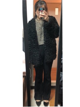「ドラフトエヴリス」｜「アイテム（ジャケット/アウター）」を使った、まおまおさん（レディース・162cm）の冬コーディネート