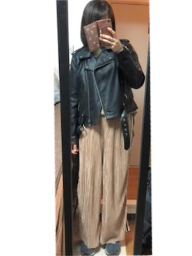 「ドラフトエヴリス」｜「アイテム（ジャケット/アウター）」を使った、まおまおさん（レディース・162cm）の春コーディネート