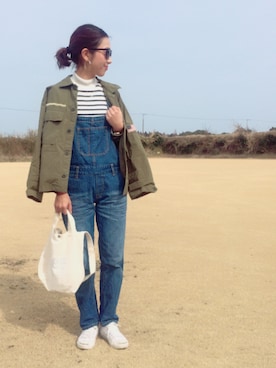 「CONVERSE（コンバース）のCONVERSE コンバース ジャック パーセル / JACK PURCEL（スニーカー）」を使った、mi0808さん（レディース・163cm）の冬コーディネート