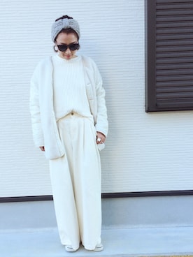 「CONVERSE（コンバース）のCONVERSE コンバース ジャック パーセル / JACK PURCEL（スニーカー）」を使った、mi0808さん（レディース・163cm）の冬コーディネート