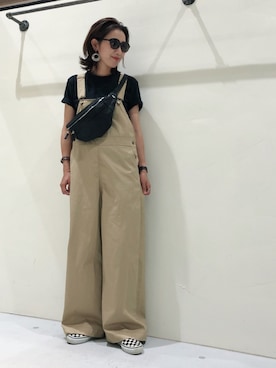「IL BISONTE（イルビゾンテ）のアイテム」を使った、mi0808さん（レディース・163cm）の夏コーディネート