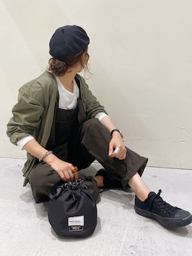 「CONVERSE（コンバース）のCONVERSE コンバース ジャック パーセル / JACK PURCEL（スニーカー）」を使った、mi0808さん（レディース・163cm）の春コーディネート