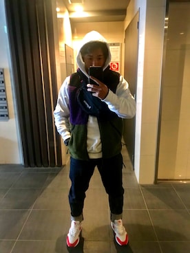 「NIKE ACG（ナイキエィシージー）のアイテム（ジャケット/アウター）」を使った、M.T.R.Mさん（メンズ・165cm）の冬コーディネート
