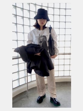 「妊娠10ヶ月」｜Aeriさん（レディース・158cm）の冬コーディネート