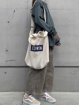 「EDWIN（エドウィン）のアイテム（バッグ）」を使った、ナツキꪔ̤̥ꪔ̤̮ꪔ̤̫さん（レディース・157cm）の秋コーディネート