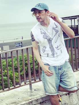 「VOLCOM」｜「アイテム（アクセサリー）」を使った、yo-1さん（メンズ・176cm）の秋コーディネート