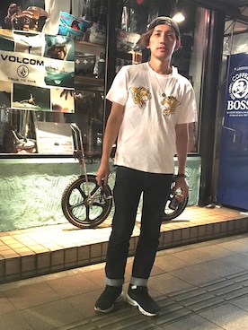 「COREFIGHTER（コアファイター）のアイテム（アクセサリー）」を使った、yo-1さん（メンズ・176cm）の秋コーディネート