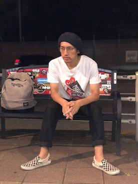 「COREFIGHTER（コアファイター）のアイテム（パンツ）」を使った、yo-1さん（メンズ・176cm）の春コーディネート