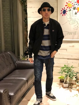 「VOLCOM」｜「アイテム（ジャケット/アウター）」を使った、yo-1さん（メンズ・176cm）の春コーディネート