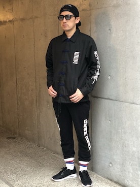 「COREFIGHTER（コアファイター）のアイテム（帽子）」を使った、yo-1さん（メンズ・176cm）の冬コーディネート