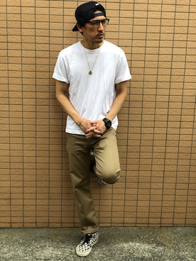 「COREFIGHTER（コアファイター）のアイテム（帽子）」を使った、yo-1さん（メンズ・176cm）の秋コーディネート