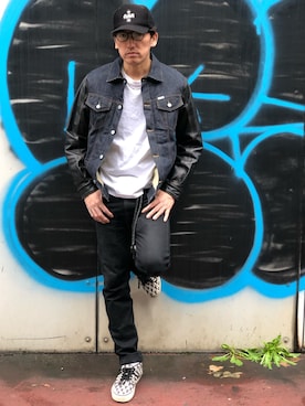 「COREFIGHTER（コアファイター）のアイテム（パンツ）」を使った、yo-1さん（メンズ・176cm）の秋コーディネート