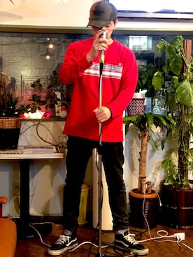 「COREFIGHTER（コアファイター）のアイテム（帽子）」を使った、yo-1さん（メンズ・176cm）の秋コーディネート