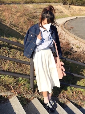 カリフォルニアコットンタックスカートを使ったその他ユーザーのレディース人気ファッションコーディネート Wear