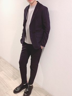 ぶらいあんさん（メンズ・184cm）の春コーディネート