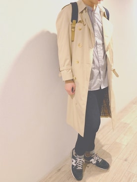 「The Hill-Side（ヒルサイド）のアイテム」を使った、ぶらいあんさん（メンズ・184cm）の春コーディネート