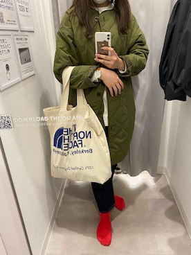 「春めきシューズ」｜「アイテム（その他アウター）」を使った、paoさん（レディース・164cm）の春コーディネート