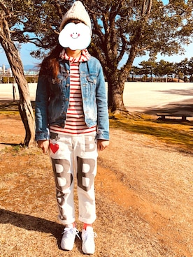 「ボヘミアンズ」｜「アイテム（ジャケット/アウター）」を使った、AAANNNさん（レディース・164cm）の春コーディネート