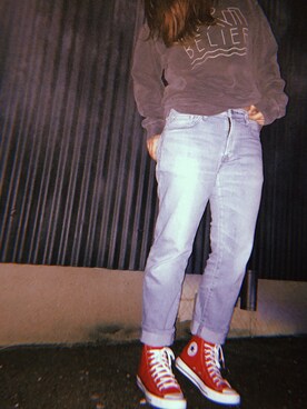 「BELIEF NYC（ビリーフニューヨーク）のアイテム」を使った、makoさん（レディース・164cm）の秋コーディネート