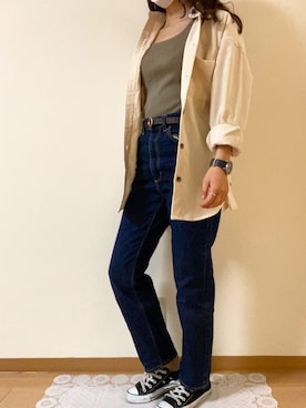 「Ted Baker（テッドベーカー）のアイテム」を使った、Yuさん（レディース・155cm）の春コーディネート