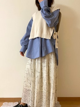 Yuさん（レディース・155cm）の春コーディネート