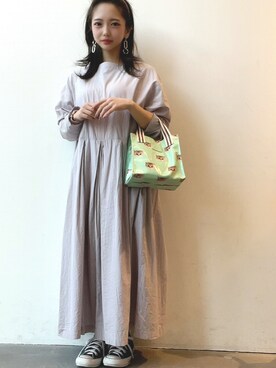 ワンピース ドレスを使った ラベンダーカラー の人気ファッションコーディネート Wear