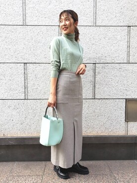 田中清佳　UNITED ARROWSさん（レディース・162cm）の秋コーディネート