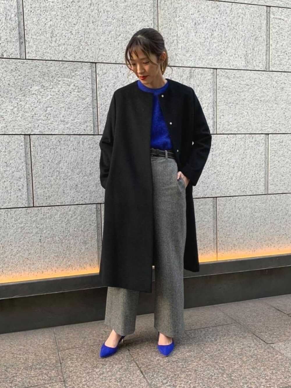 ユナイテッドアローズ UBCS ノーカラー ベルライン コート UNITED ARROWS（ユナイテッドアローズ）の「UBCS ノーカラー