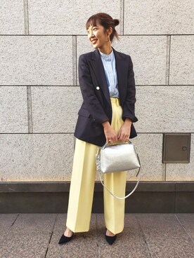 田中清佳　UNITED ARROWSさん（レディース・162cm）の冬コーディネート