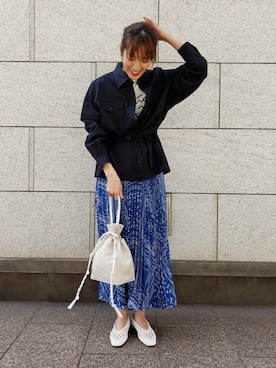 田中清佳　UNITED ARROWSさん（レディース・162cm）の春コーディネート