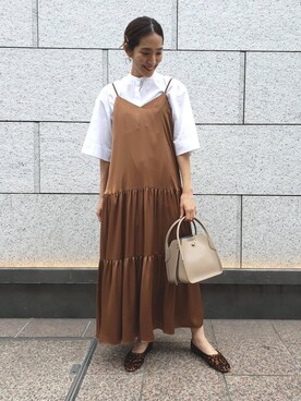 田中清佳　UNITED ARROWSさん（レディース・162cm）の夏コーディネート