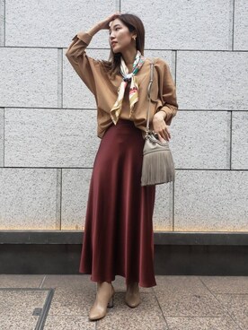 田中清佳　UNITED ARROWSさん（レディース・162cm）の夏コーディネート