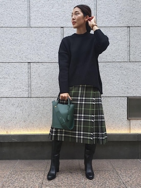 田中清佳 UNITED ARROWSさん(レディース・162cm)の秋コーディネート
