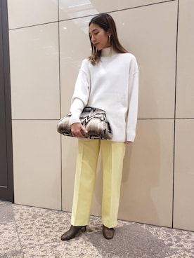 田中清佳 UNITED ARROWSさん(レディース・162cm)の秋コーディネート