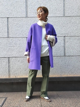 田中清佳 UNITED ARROWSさん(レディース・162cm)の秋コーディネート