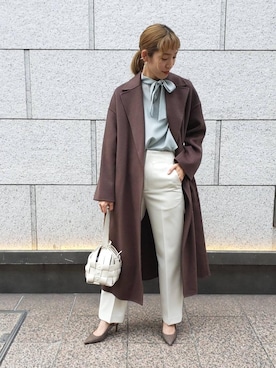 田中清佳　UNITED ARROWSさん（レディース・162cm）の秋コーディネート