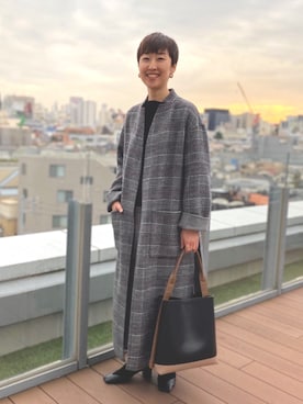 「30代ファッション」｜「アイテム（その他アウター）」を使った、Amiさん（レディース・160cm）の秋コーディネート