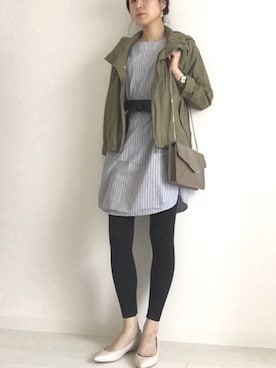 「FURLA（フルラ）のアイテム」を使った、かじぃさん（レディース・168cm）の春コーディネート