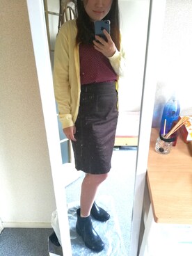 「working style」｜「アイテム（ノーカラージャケット）」を使った、Reichanさん（レディース・157cm）の夏コーディネート