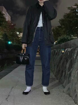 ブルゾンを使った リーバイス701 のレディース人気ファッションコーディネート Wear