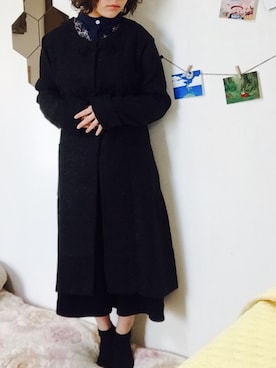 「topofthehill」｜H.O.N.Oさん（レディース・151cm）の冬コーディネート