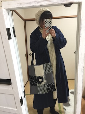 「おばさん」｜ピザさん（レディース・158cm）の冬コーディネート