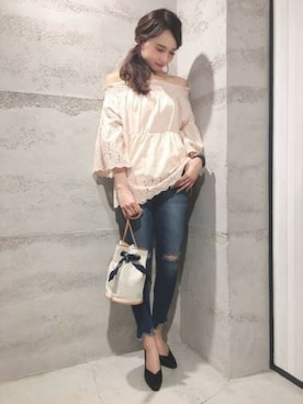 JEANASIS 静岡パルコ店STAFFさん（レディース・163cm）の春コーディネート