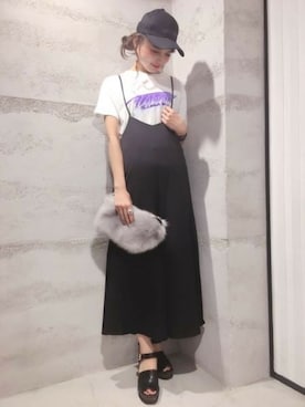 「ファークラッチ」｜JEANASIS 静岡パルコ店STAFFさん（レディース・163cm）の夏コーディネート