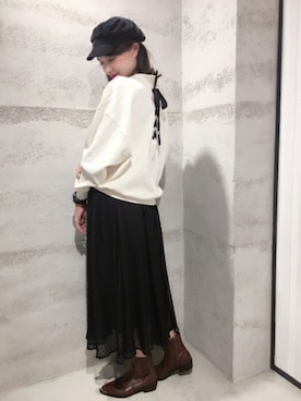 JEANASIS 静岡パルコ店STAFFさん（レディース・163cm）の冬コーディネート