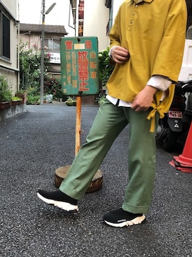 「スピードトレーナー」｜Ryo「U170」さん（メンズ・160cm）の春コーディネート