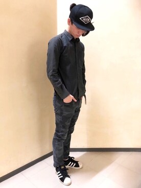 「BEAMS（ビームス）のアイテム（シャツ/ブラウス）」を使った、sさん（メンズ・178cm）の秋コーディネート