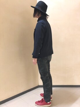 「無（ム）のアイテム」を使った、sさん（メンズ・178cm）の冬コーディネート