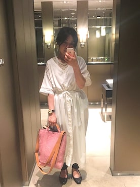 「HARIO Lampwork Factory（ハリオランプワークファクトリー）のアイテム」を使った、wankoさん（レディース・153cm）の春コーディネート